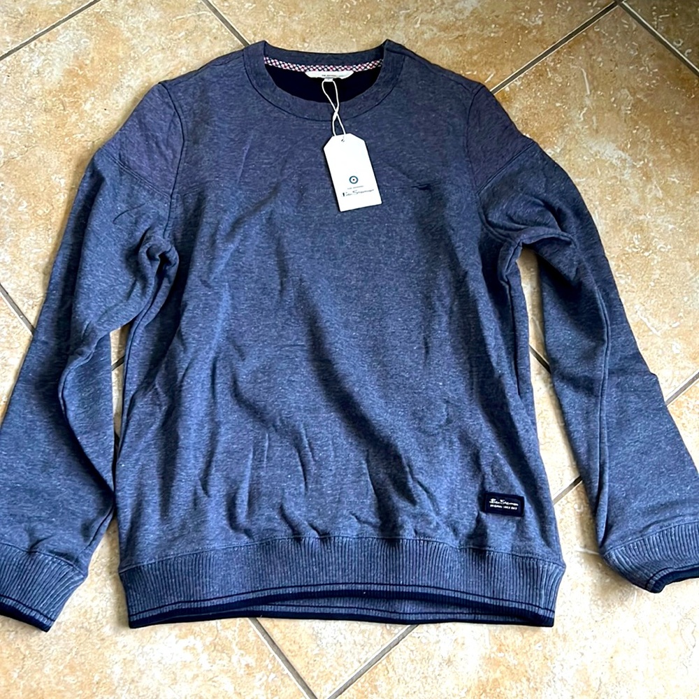 Ben Sherman Blue Heather Sweater